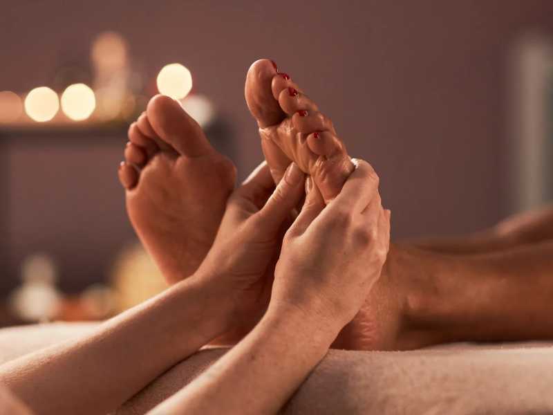 Fußreflexzonenmassage für Gesundheit