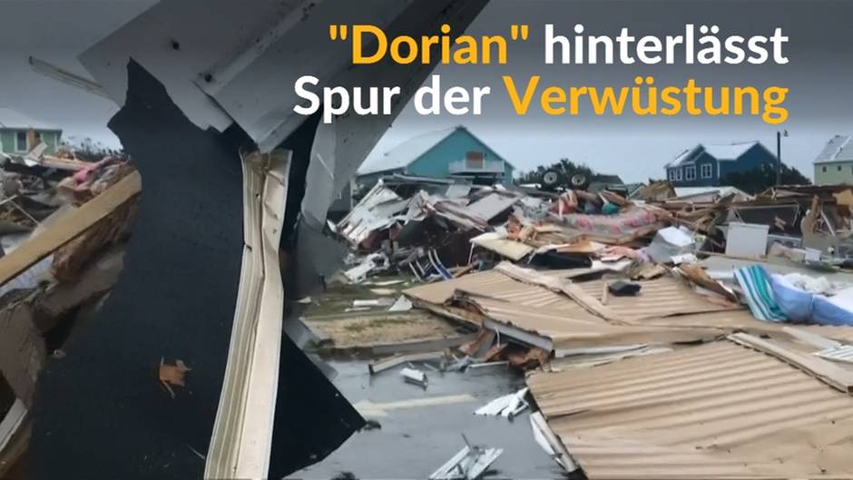 Video: "Dorian" tobt an der US-Ostküste