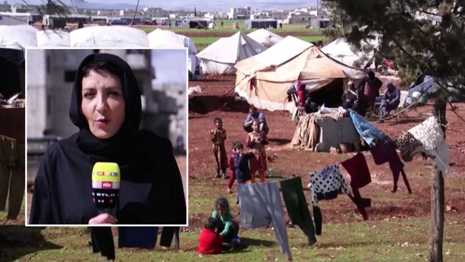 Reportage aus Idlib: Mütter und Kinder auf der Flucht: Wenn das wenige Brot zum traurigen Festmahl wird