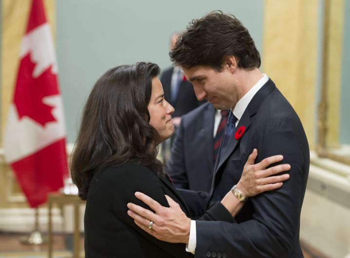 Trudeau und Ex-Justizministerin Jody Wilson-Raybould (November 2015): Unangemessene Beeinflussung