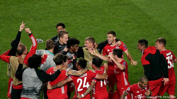 Champions League Finale 2020 Paris vs Bayern München | Jubel Bayern (Getty Images/AFP/M. Fernandez)