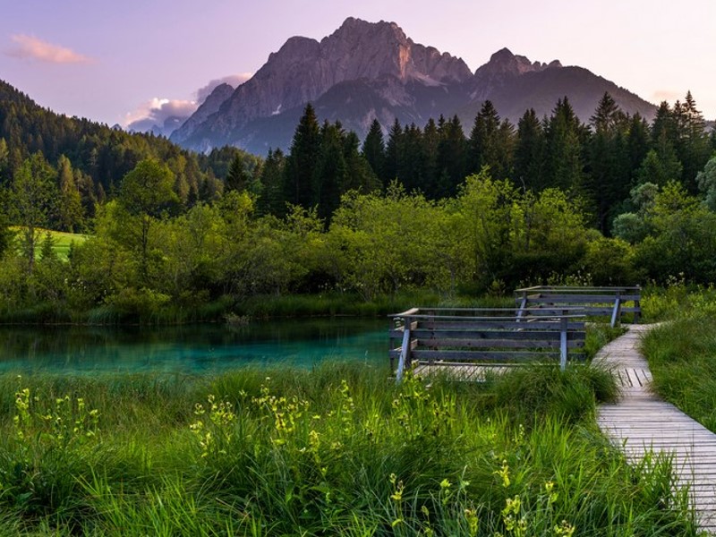 Naturschutzgebiet in der Nähe von Kranjska Gora